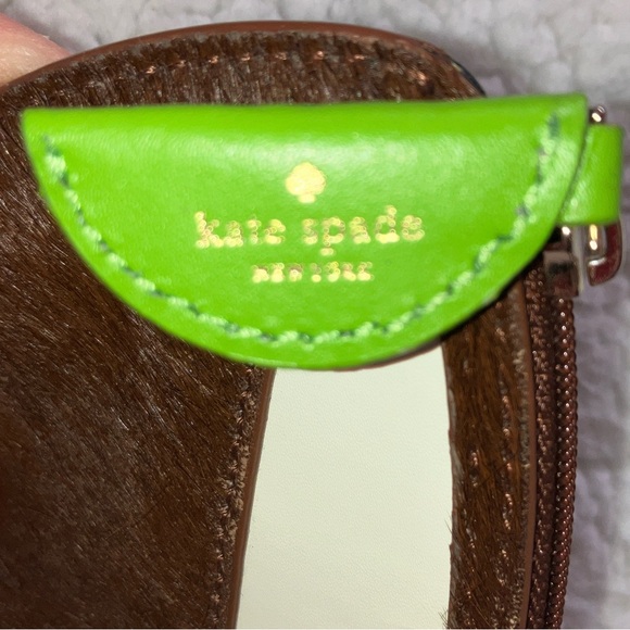 Kate Spade Novelty Calf Hair You Put the Lime in my Coconut Coin purse NWOT - Picture 4 of 10